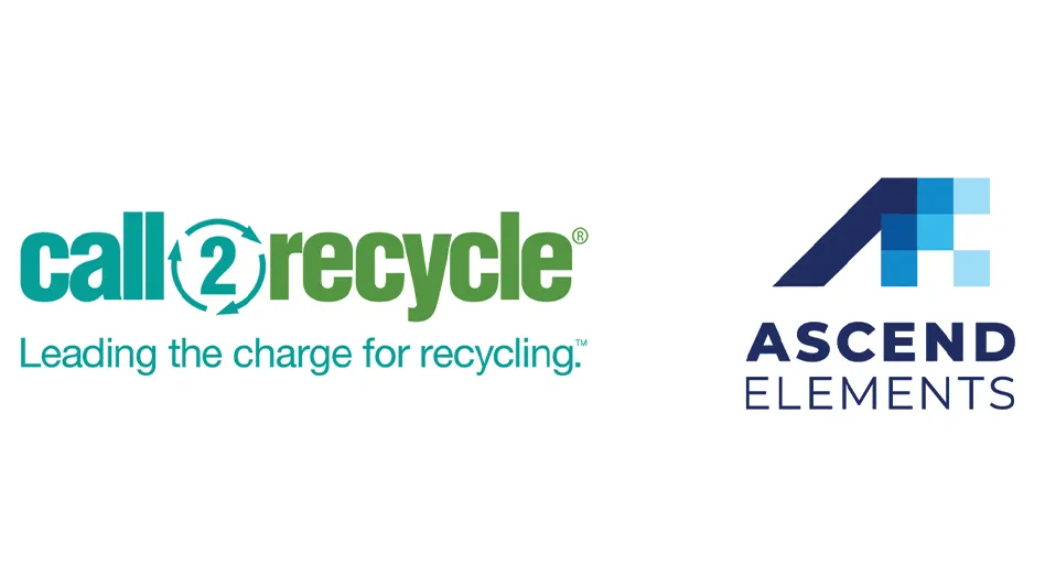 Call2Recyle and Ascend Elements logos.