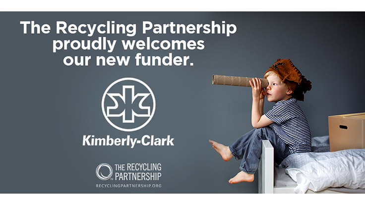 The Recycling Partnership adds Kimberly-Clark as a sponsor