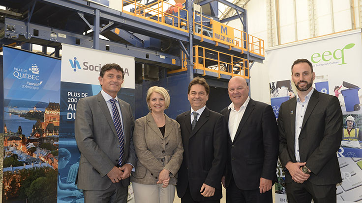 Quebec MRF installs glass processing equipment