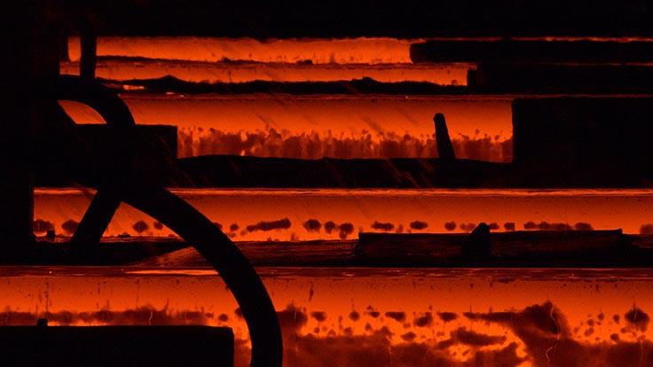 World crude steel production up for the first half of 2017
