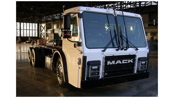 Mack Trucks showcases Mack LR model