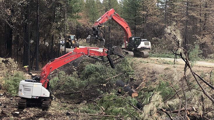 Bejac Corp. assists in wildfire cleanup