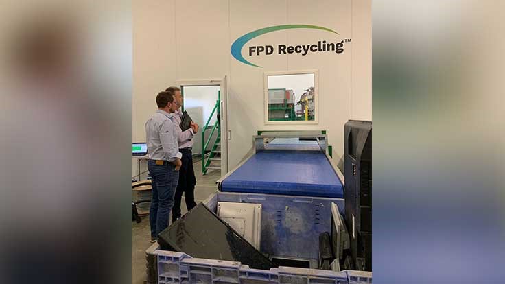 FPD Recycling debuts robotic depollution machine