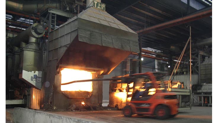 aluminum furnace in China