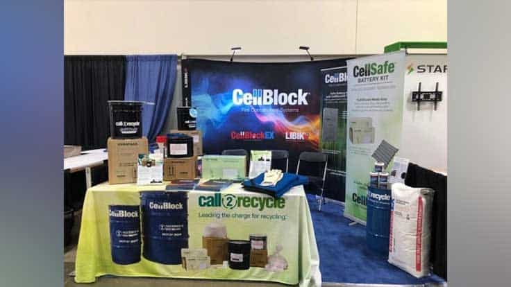 Call2Recycle partners with CellBlock Fire Containment Systems