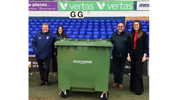 Sackers pitches in on soccer club recycling effort