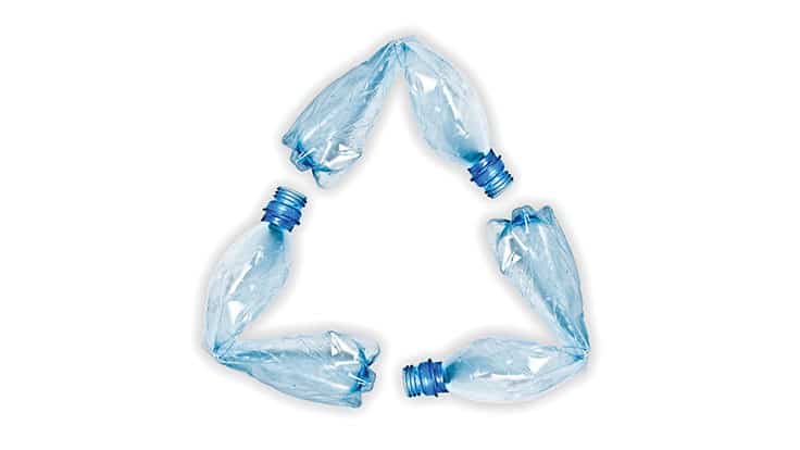Plastic PET bottles circular loop