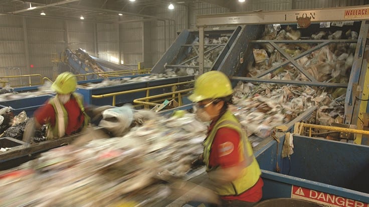 recycling facility sorters