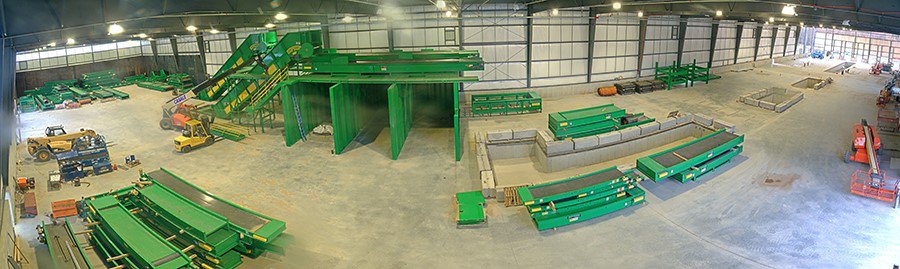 Green Machine Sales: Green Machine builds its most advanced recycling system in Albany, New York