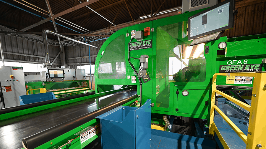 Green Machine Sales: Winters Bros.’ new Green Eye optical sorter does it all