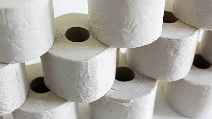 Toilet paper stacks