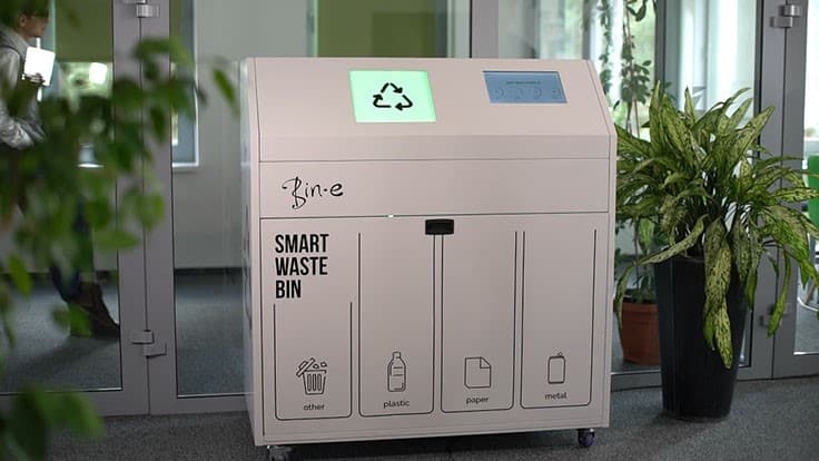 bin-e recycling collection