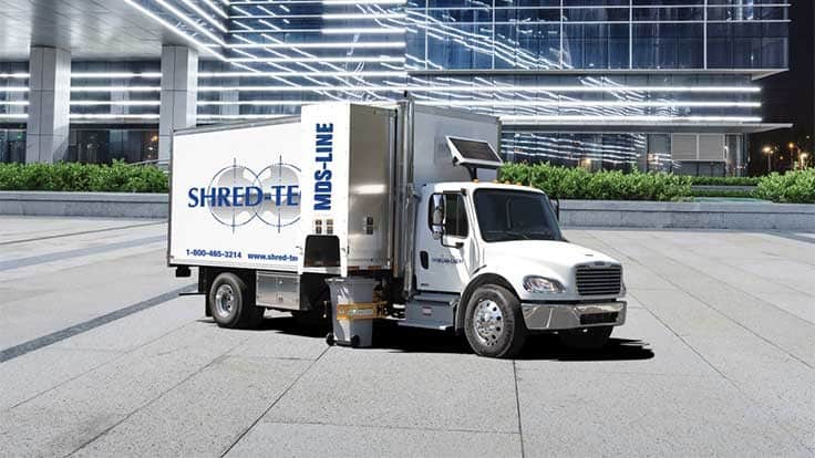 Shred-Tech mobile shred truck