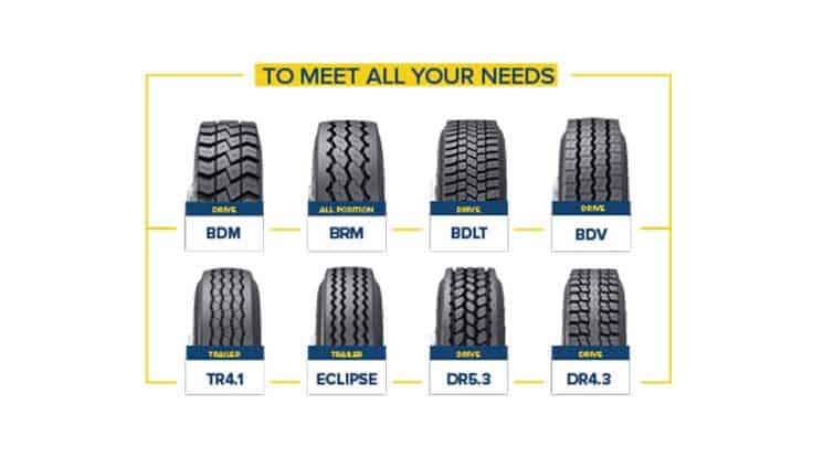 Bridgestone 8 tire treads