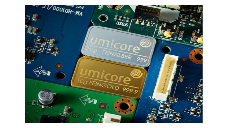 umicore gold silver