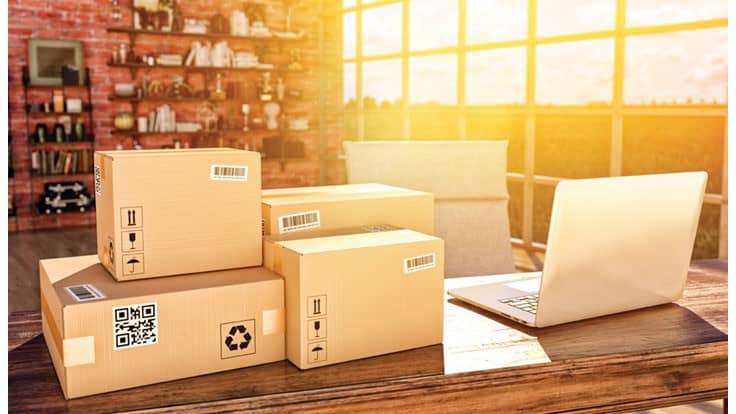 Cardboard boxes e-commerce
