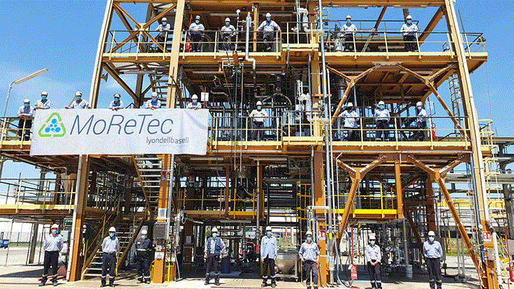 LyondellBasell new MoReTec plant in Ferrara, Italy