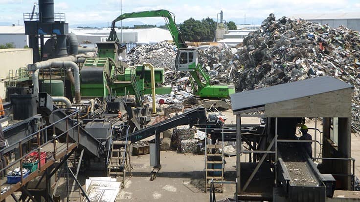 Metalcorp NZ Ltd. scrap yard