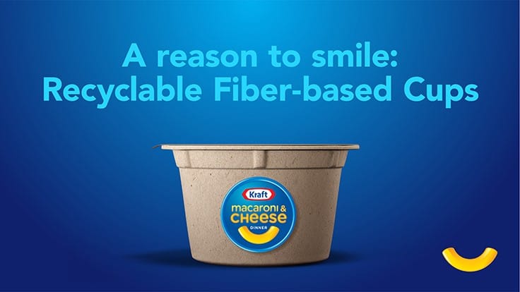 Kraft Heinz Co. recyclable fiber microwavable cup