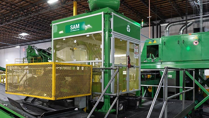 ERI's SAM robotic sorter