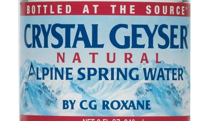 Crystal Geyser label