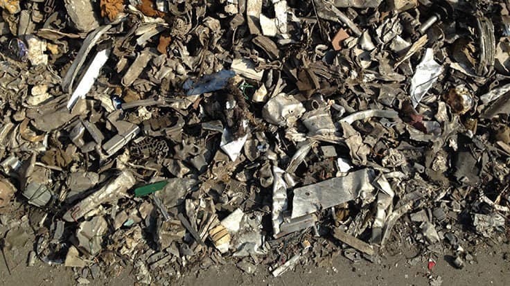 shredded metal recycling