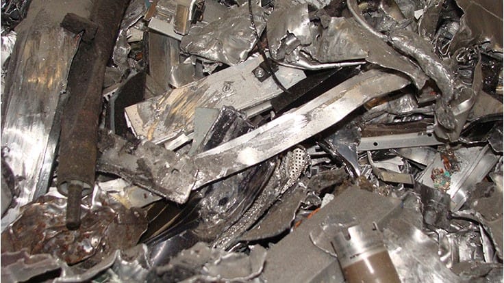 shredded steel scrap