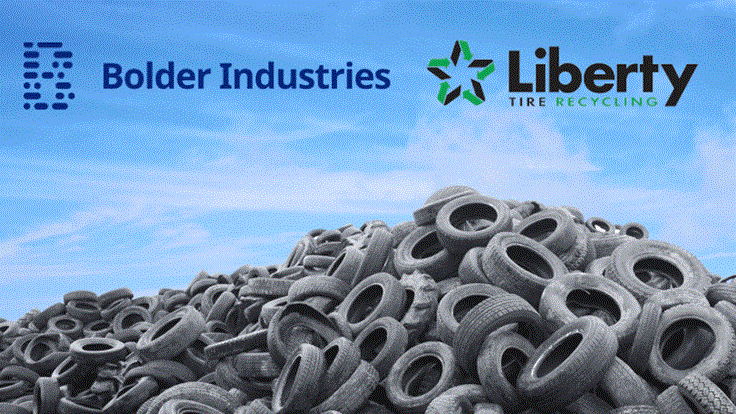 Liberty Tire Recycling and Bolder Industries logos