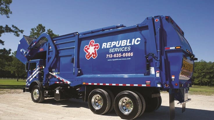 Republic services truck