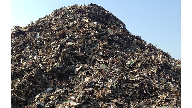 shredded steel recycling