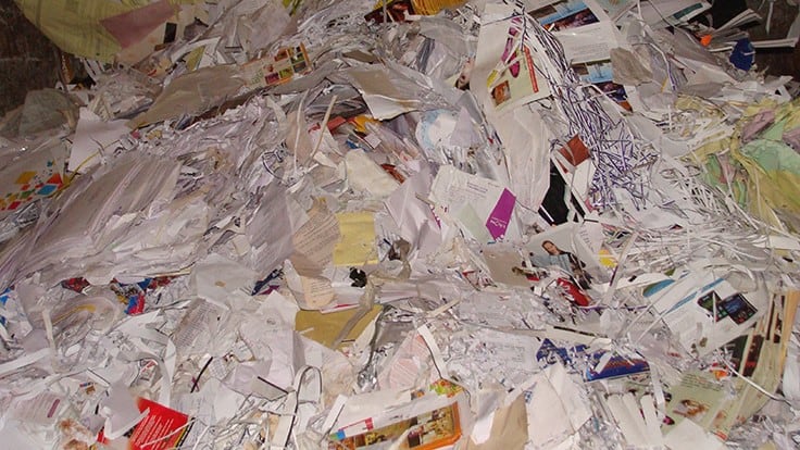 paper recycling loose