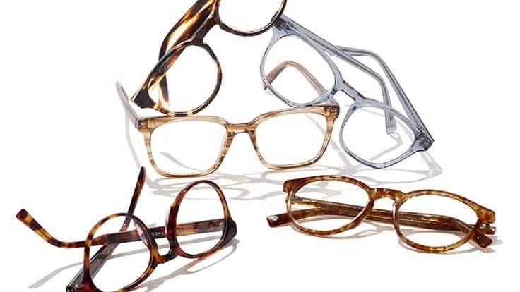 assorted eyeglass frames