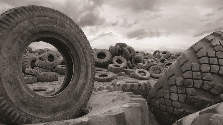 Michigan paving projects repurpose rubber tire scrap 