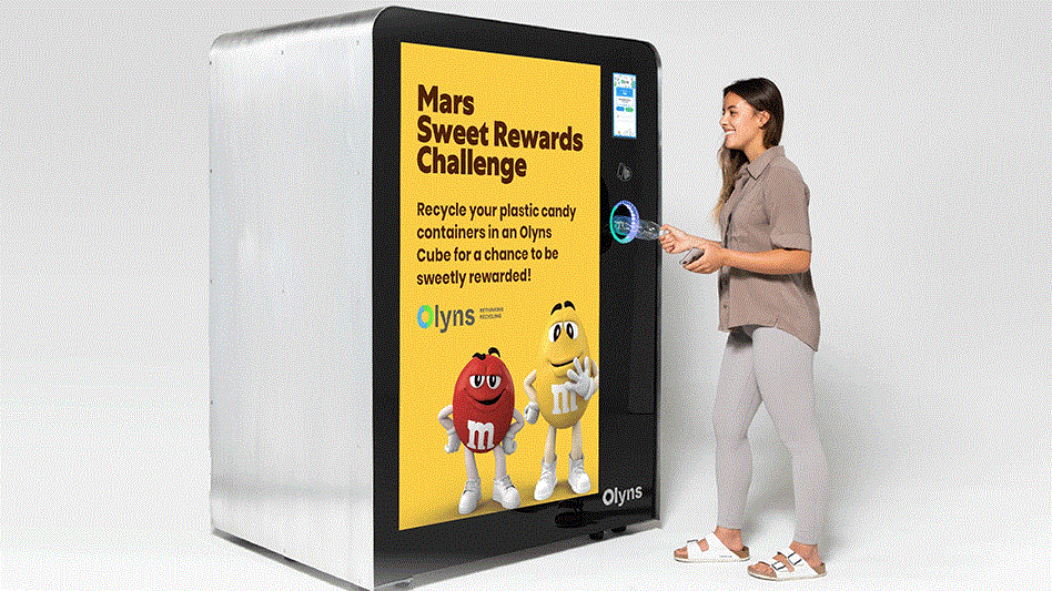 Olyns reverse vending machine Cube 