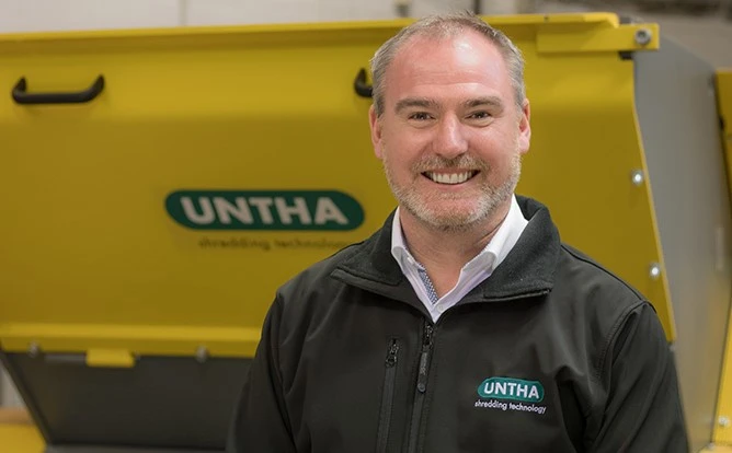 Marcus Drew of Untha UK