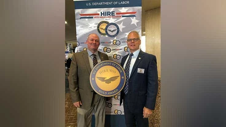 Gannon & Scott receives award hiring retaining veterans