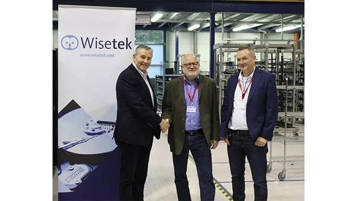 From left: Sean Sheehan, CEO of Wisetek; Jim Puckett, founder of the Basel Action Network; and Chris Scott, president of Wisetek USA.