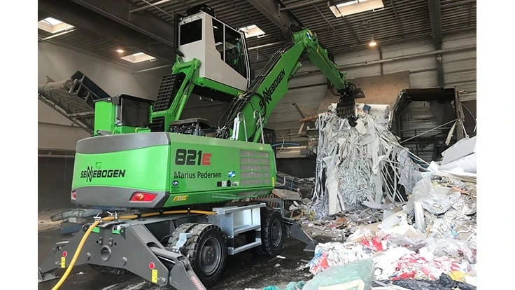 sennebogen electric material handler