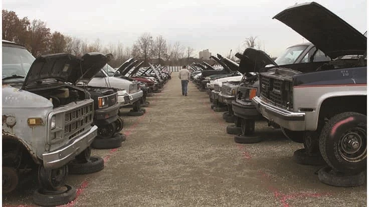 old vehicle recycling