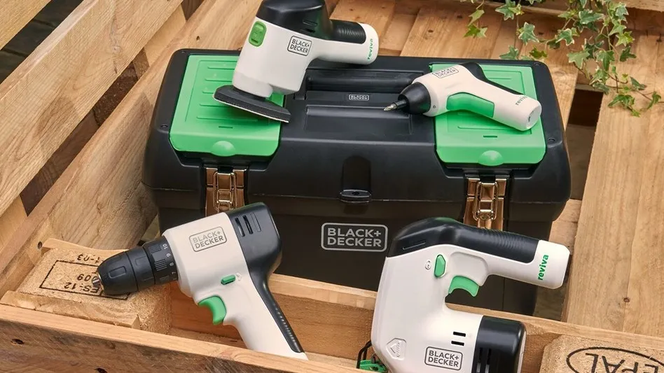 Black & Decker launches power tool line made from chemically recycled  plastic - Recycling Today
