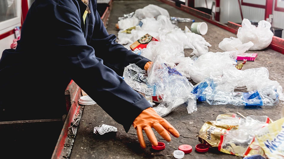 MRF worker on pick line