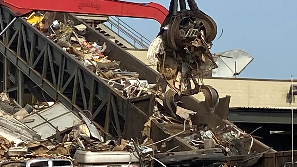 metal recycling grapple