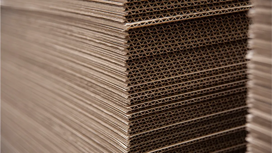 stack of containerboard