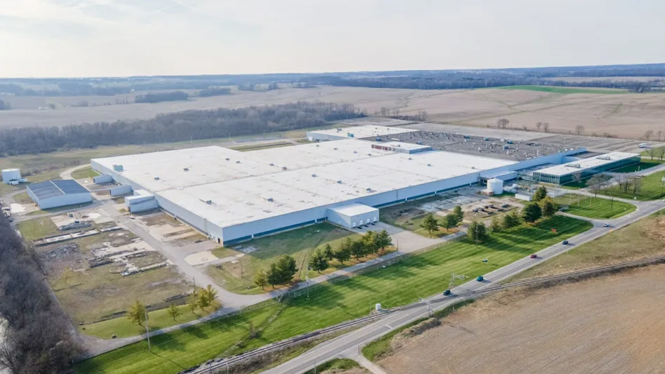 A rendering of Nova Chemicals' Connersville, Indiana, facility, expected to come online in 2025.