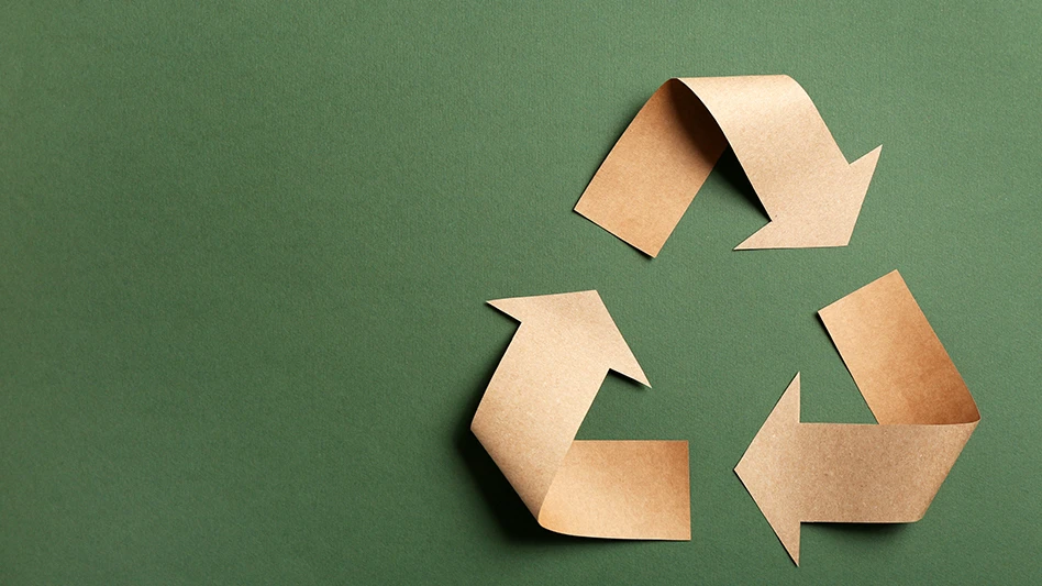 three paper arrows pointing at each other on a green background