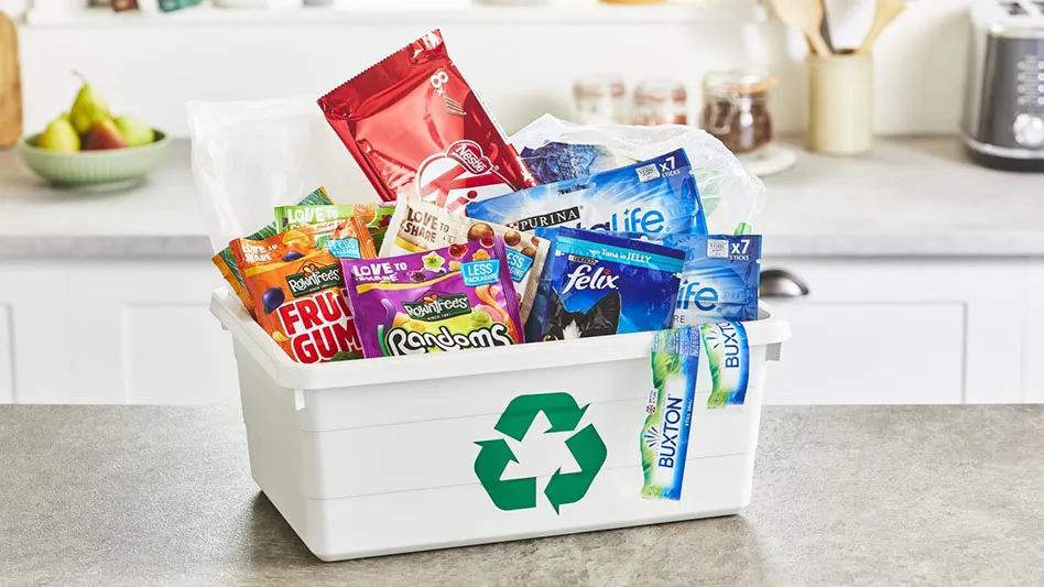 nestle packaging recycling
