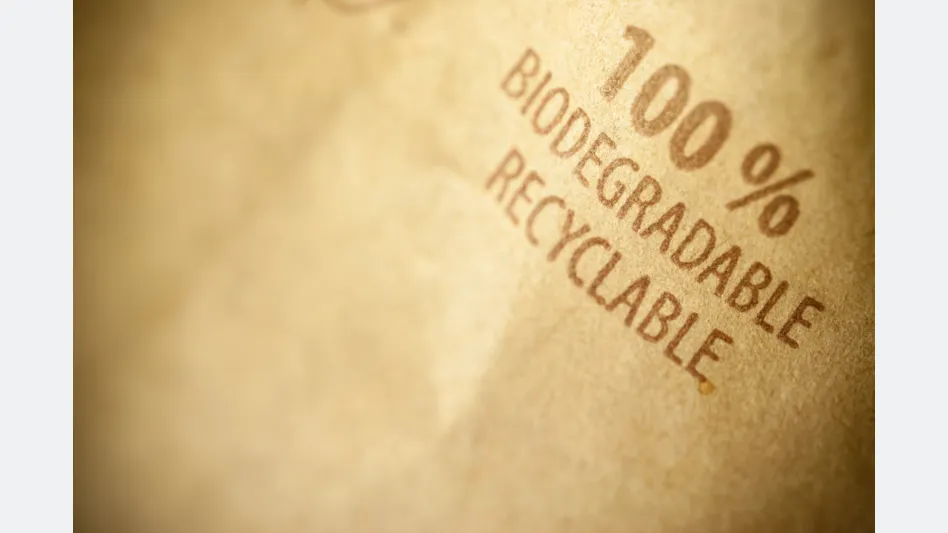 recyclable biodegradable label