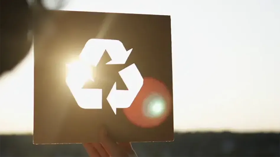 cardboard paper recycling symbol