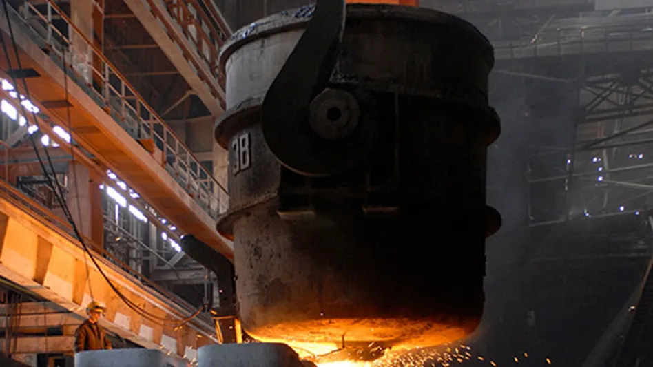 steel mill hot metal
