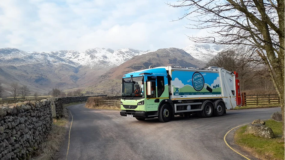 cumbria waste group truck